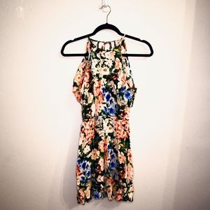 Floral Cold Shoulder Zara Dress